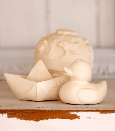Petit Canard de Bain Elvis Blanc